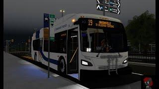 (Route 19 Unionville (Express) - To Caledonia Term - VAMOS Bus Simulator)