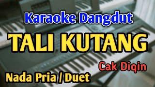 TRAGEDI TALI KUTANG - KARAOKE || NADA PRIA / DUET || Cak Diqin || Audio HQ || Live Keyboard