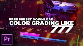 Color Grading and Sky Glow Effect Like 777 in Premiere Pro | Free Preset Giveaway ️