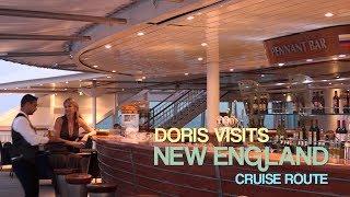 New England Cruise Route, Boston to Bermuda - Jean's film for Doris Visits