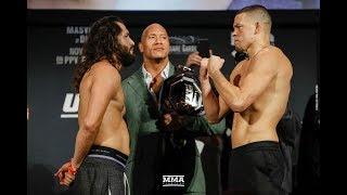 UFC 244: Jorge Masvidal vs. Nate Diaz Weigh-in Staredown - MMA Fighting