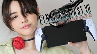 Final Fantasy: REBIRTH Playstation Portal Gameplay + Unboxing Collectors Edition, ASMR Relaxation 