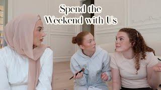 Weekend Vlog with My Sisters | Who's the worst driver? Get Ready with Us, Farmer's Market and Coffee