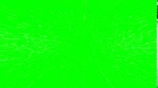 Traveling Speed of Light Background - Green Screen