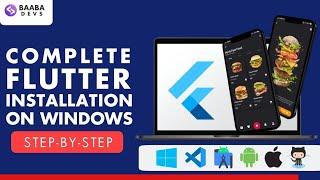 How to install FLUTTER in windows 10 / 11 | How to setup FLUTTER on windows | Flutter Setup