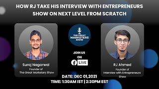 The Great Marketers Show with RJ Ahmed | Suraj Nagarwal