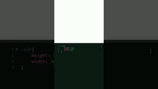 Draw a Semi Circle Using CSS  || CSS Draw #shorts