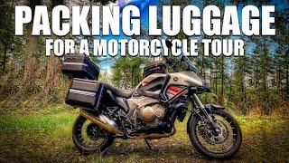Packing Luggage For A Weeks Motorcycle Tour