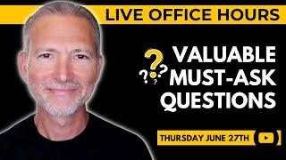 Must-Ask Questions in a Job Interview  Live Office Hours with Andrew LaCivita