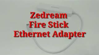 Zedream Fire Stick Adapter - Speed Test