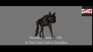 WolfDog Walk- Download Free 3D Maya Animation File