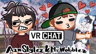 AznStylez and Mr. Wobbles improvised singing on VRChat