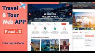 ️ Complete Responsive Tour and Travel Website using ReactJS and React Bootstrap | Part 2