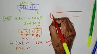 Quick sort example | Divide & Conquer | Data Structures | Lec-61 | Bhanu Priya