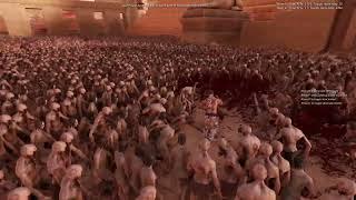 Egypt. "Mission Rescue Chuck Norris". 10000 zombie vs 50 marines + Chuck.