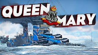 Уваж старушку, мореман! QUEEN MARY в War Thunder