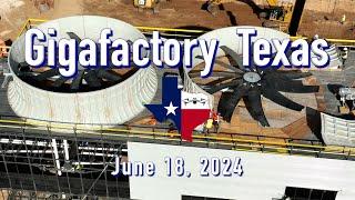 "Gigantic Fans Install"  Tesla Gigafactory Texas  6/18/2024  9:04AM