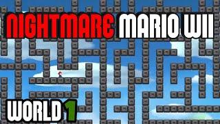 1-1 is EVIL | Nightmare Mario Wii | World 1