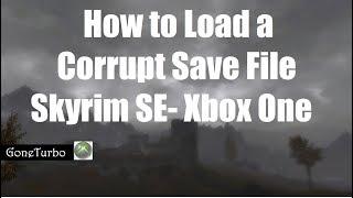 How to Load a Corrupt Save File- Skyrim Xbox One