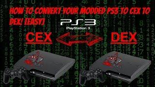 How To Convert Your Modded PS3 From CEX2DEX! "REX 2 D-REX" [EASY] #PS3Jailbreak #DEX #PS3Modding