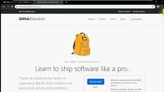How to applying for a GitHub Student Developer Pack