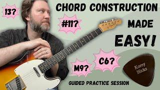 How to Make Guitar Chords From Scratch? Chord Construction Theory