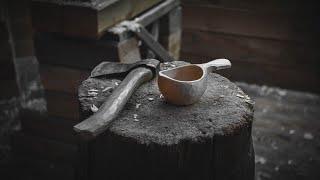 Carving kuksa (Raw birch)