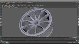 Maya modeling Tutorial:How to create a perfect Wheel in less than 12 minutes.