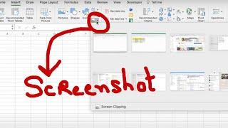 WOW! Find Out How to Instantly Insert Screenshots into Your Excel Spreadsheets!