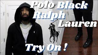 POLO BLACK RALPH LAUREN JOGGER SUIT TRY ON HAUL UNBOXING !