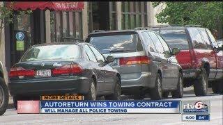 AutoReturn will manage all police towing