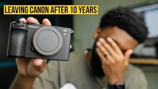 The PAINFUL Reason Creators Are Leaving Canon For Sony...