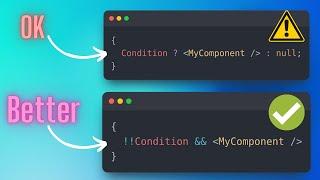 A Better Way For Conditional Rendering In React