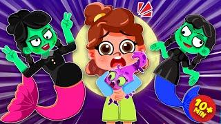 A Zombie Is Coming Song | Mermaid Zombie Pregnant | Comy Zomy Nursery Rhymes & Kids Songs