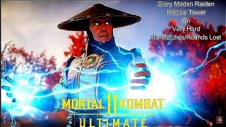 Mortal Kombat 11 Ultimate - Story Mode Raiden Klassic Tower On Very Hard No Matches/Rounds Lost