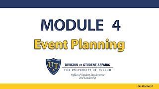 Module 4 - Event Planning