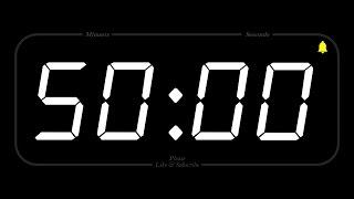 50 MINUTE - TIMER & ALARM - Full HD- COUNTDOWN