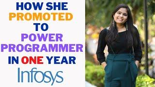 How She Promoted To Power Programmer Infosys | Power programmer Infosys In One Year