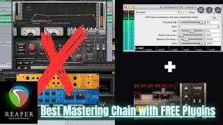 Best Mastering Chain for HIP HOP/RAP  with FREE JS Plugins on REAPER