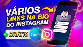 [Atualização 2024] Como Colocar Vários Links na Bio do Instagram - Mini Site com Canva!