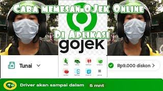 Cara Pesan Ojek Online Di Aplikasi Gojek 2022 terbaru,how to order online motorcycle in gojek