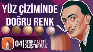 YÜZ ÇİZİMİNDE RENK PALETİ VE RENK SEÇİMİ - TELEFONDAN ÇİZİM - SKETCHBOOK