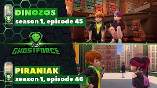 «Ghostforce» | Dinozos and Piraniak‍️ | season 1 | episodes 45-46 | in english #ghostforce