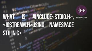 C++ - iostream.h, stdio.h and using namespace std