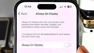 How To Enable Always on Display iOS 17