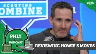 How did Philadelphia Eagles GM Howie Roseman’s offseason moves compare to a projection?