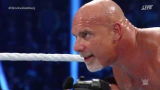 WWE Survivor Series 2016 Brok Lesner vs Goldberg