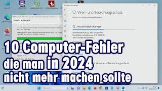 10 Computer-Fehler die viele machen