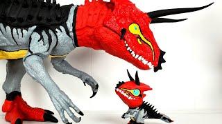 CUSTOM MATTEL ULTIMASAURUS SNAP SQUAD | OB TOYS JURASSIC WORLD TOY DINOSAUR REPAINT HYBRID DINO