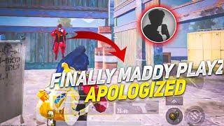 Maddy playz hacker agree for apologize